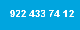 922 433 74 12 922 433 74 12